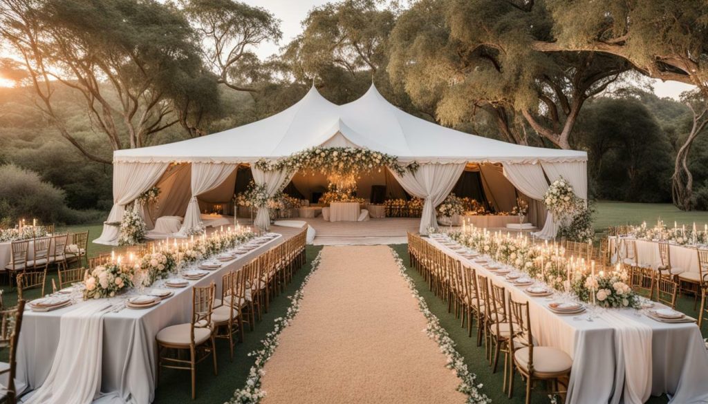 Tents to Rent for Weddings: Elegant Options in South Africa 2 tents to rent for weddings