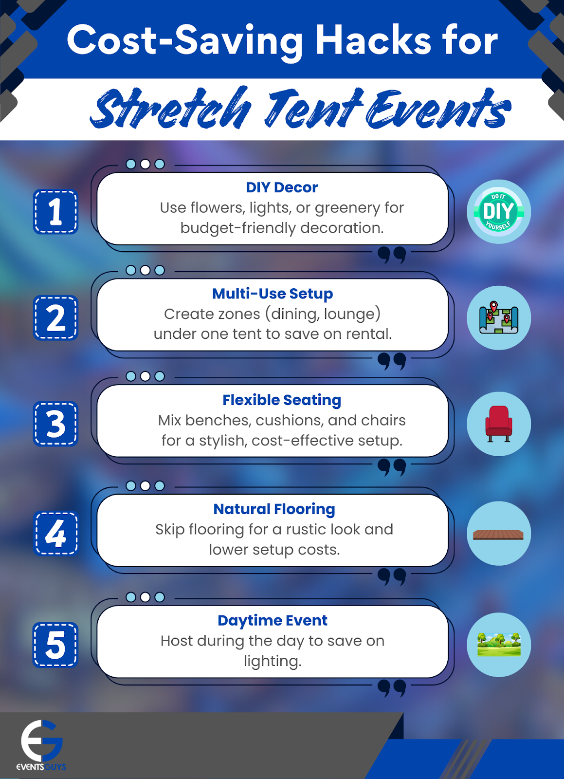 11 Genius Ways to Use a Waterproof Stretch Tent That’ll Leave Guests Talking 5 Cost-Saving Hacks for Stretch Tent Events
